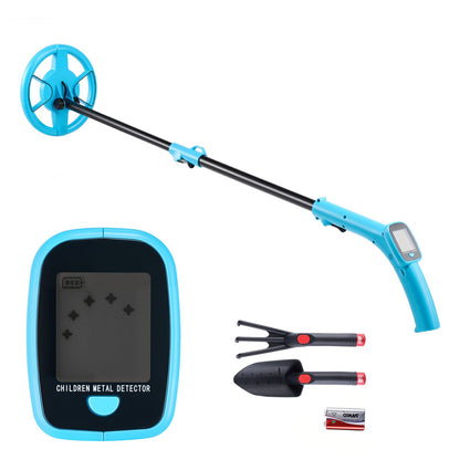 Metal Detector, 101.6 mm, Lightweight Metal Detector with LCD Display, 152.4 mm IP68 Waterproof Search Coil, Adjustable 650-930 mm Gold Detector, Easy to Use, for Detecting Gold Exploration