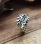 Vintage Gothic Keel Spine Ring -  Hyperbole Centipede