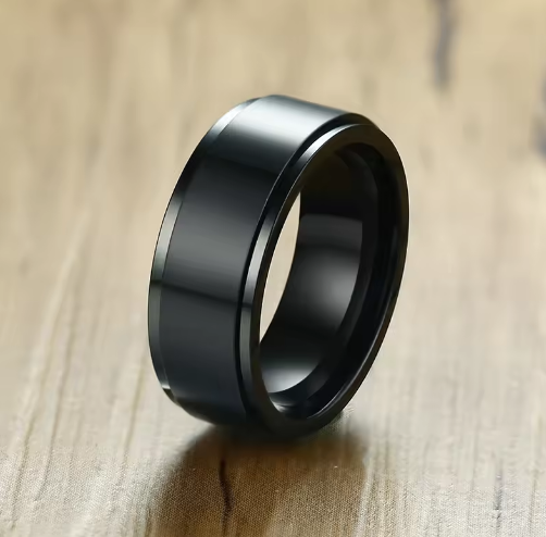 Vnox Spinner Rotatable Ring For Men