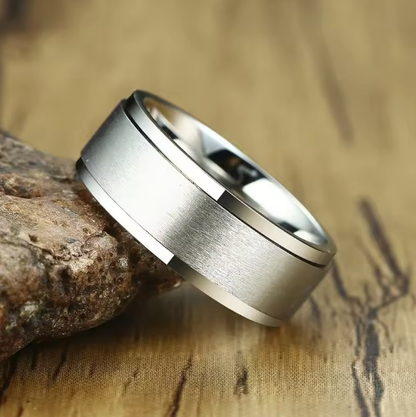 Vnox Spinner Rotatable Ring For Men