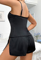 Comfy For The Weekend Lace PJ Short Set-XY30111