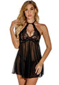 Sheer Fantasy Babydoll Set-XY5305