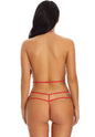 Alessa Plunge Lace Teddy-ZL3278-1