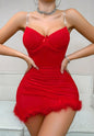 Chain My Mind Mesh Chemise-ALX1A469-RD