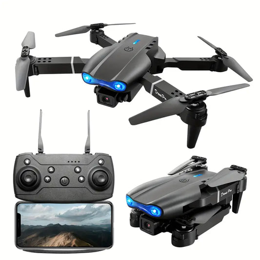  E99 Pro K3 Foldable Quadcopter Drone with HD Dual Cameras 