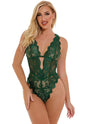 Stretch Lace Deep Plunge Teddy-ZL4070-1