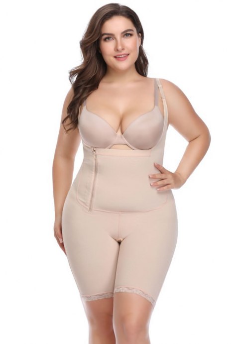 Womens Plus Size Slim-Fit Body Shaper-CJFSD026