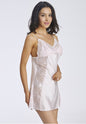 Satin And Lace Sleepwear Chemise-WKDV5531