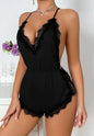 Sensual Daydreams Sleep Romper-YSF2287-BK